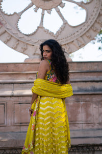 Sunlit Bloom Sequin Lehenga Set!