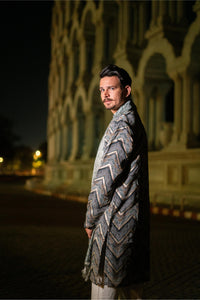 TCR Grey Silk Kurta Set!