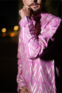 TCR Pink Chevron Kurta Set!