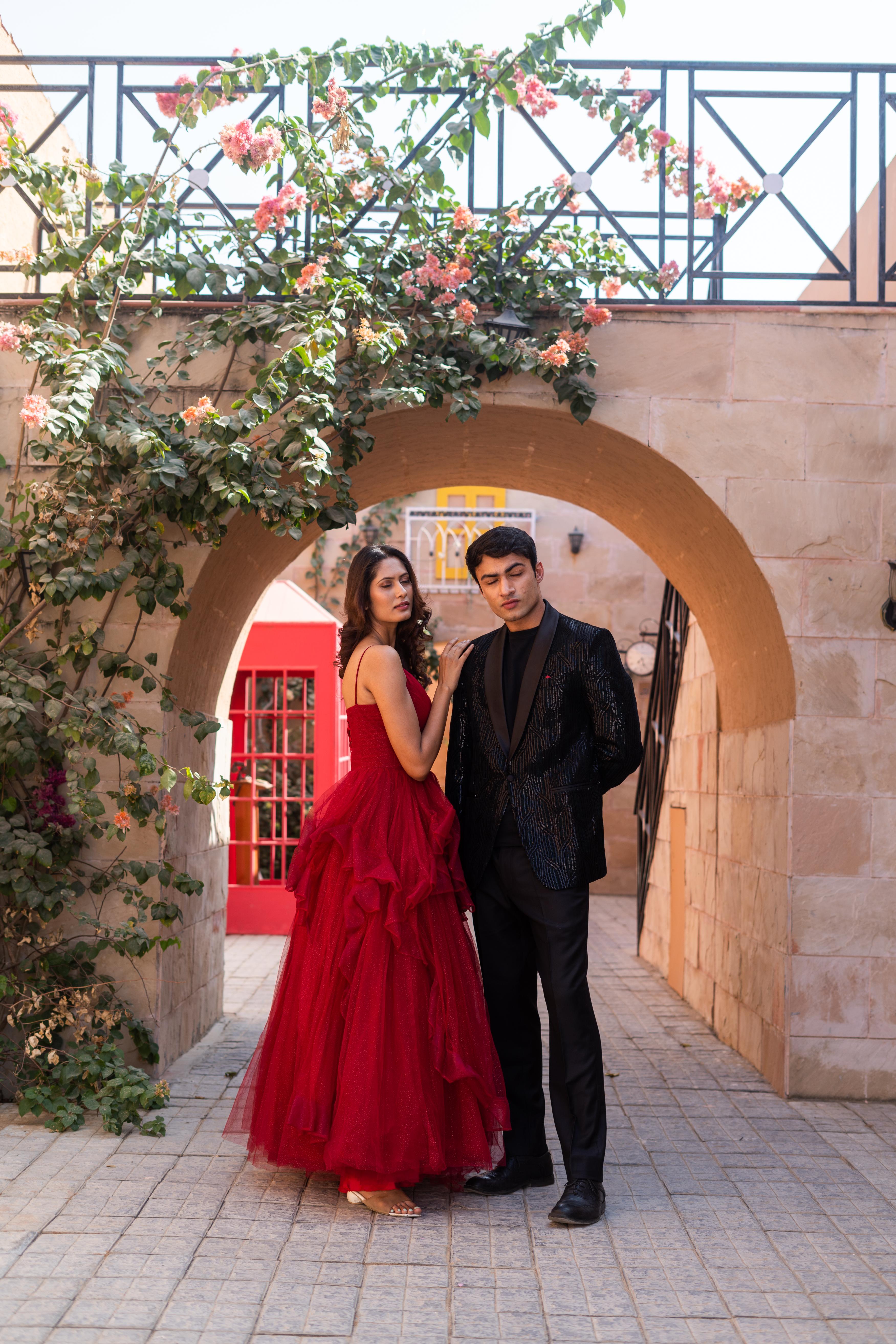 Scarlet Romance Layered Tulle Gown!
