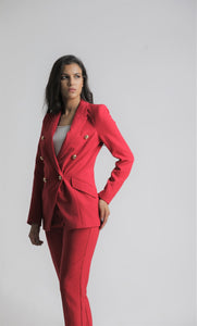 River Island Red Double Breasted Suit!
