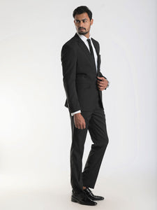 TCR Men Black One Button Suit!