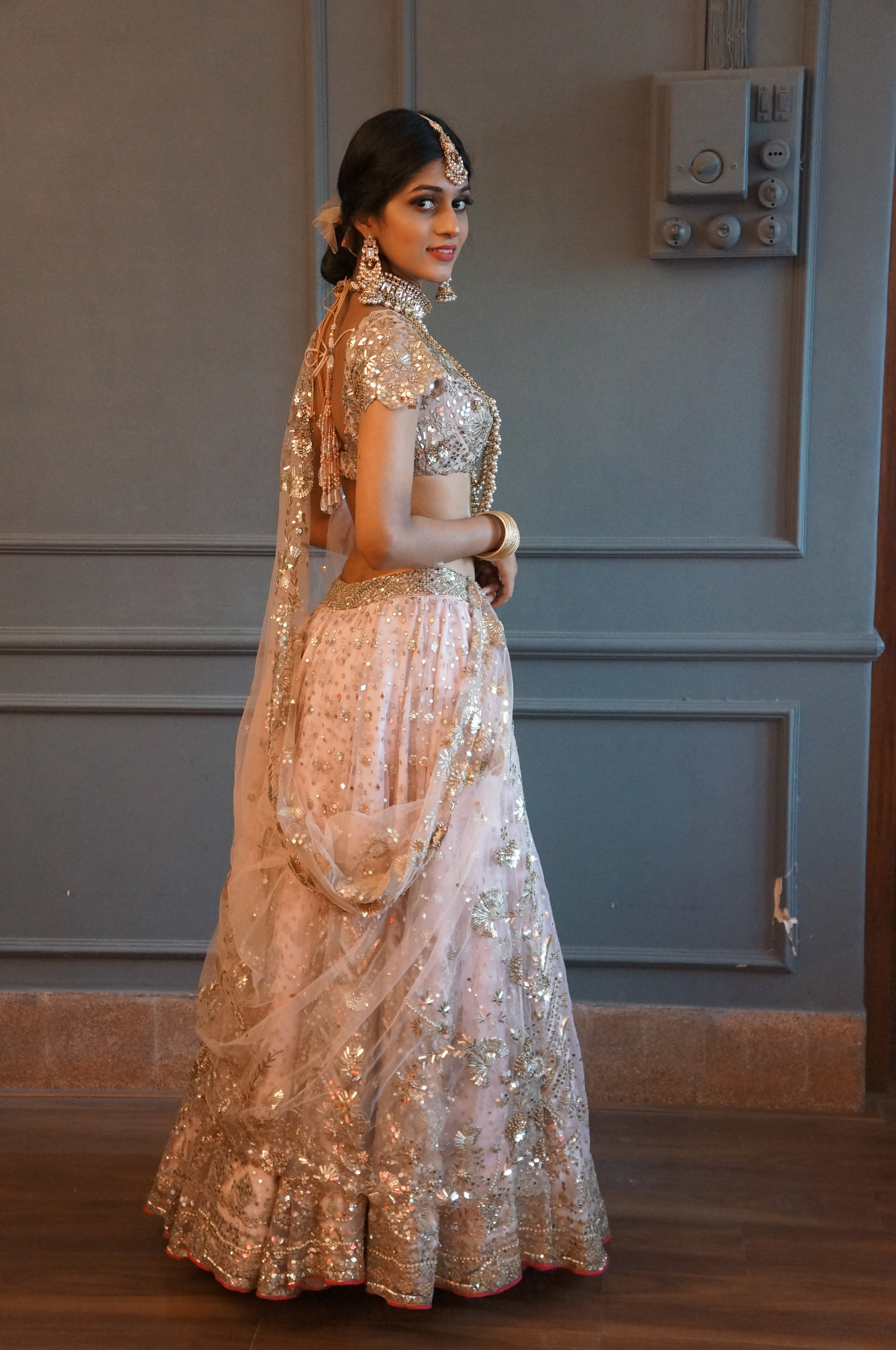 Pakistani Bridal Wear Mehndi Lehenga | Mehndi Outfit - Classy Corner