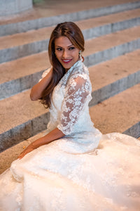 TCR Ivory Lace Mermaid Bridal Gown!