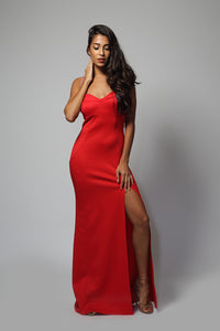 TCR Red Slit Gown!