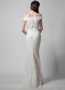 TCR White Lace Bodycon Wedding Gown!