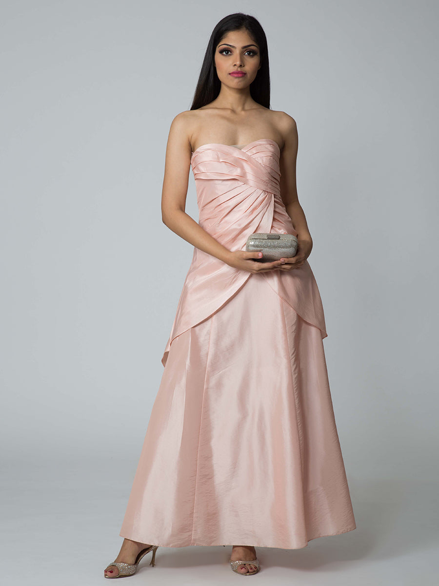 TCR Light Pink Sweetheart Neckline Gown!