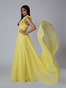 TCR Lemon Yellow Trail Gown!