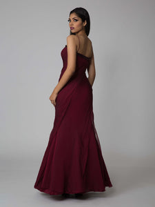 TCR Maroon Bodycon Gown!