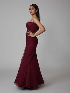 TCR Maroon Bodycon Gown!